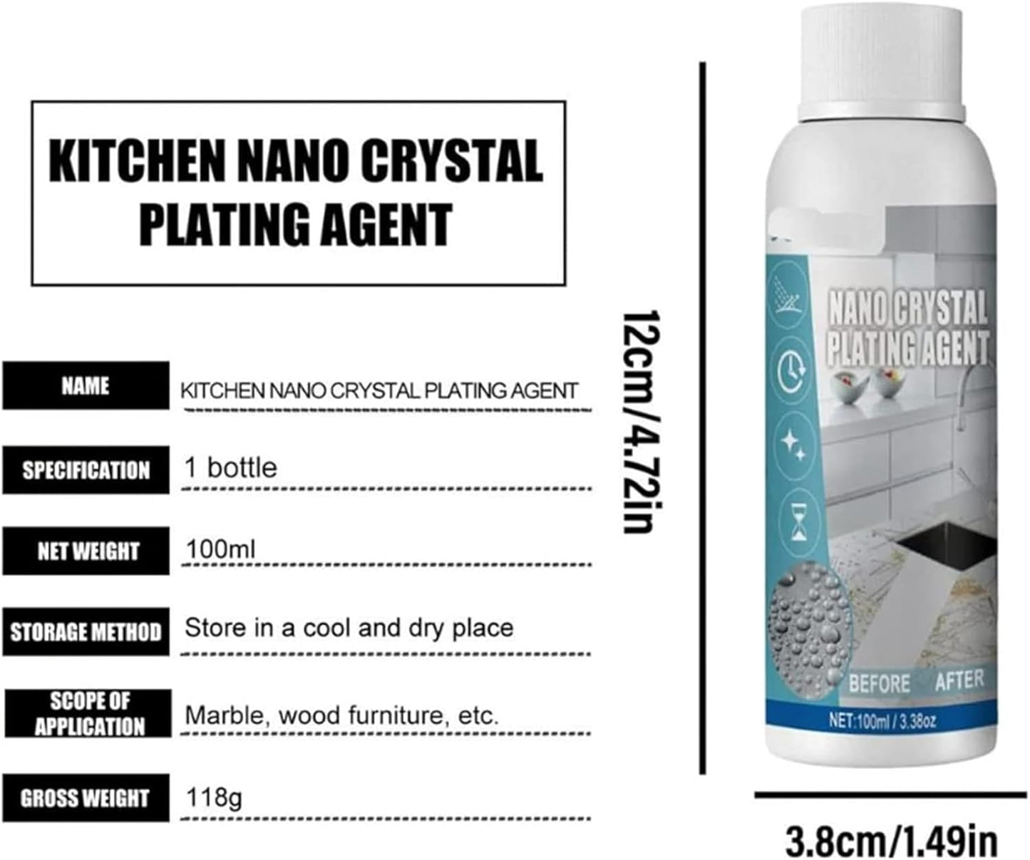 Nanocrystal Plating Agent (Pack of 2)