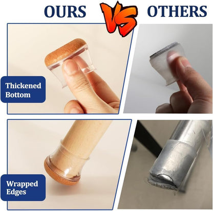 Silicone Chair Leg Protectors (Pack of 6)