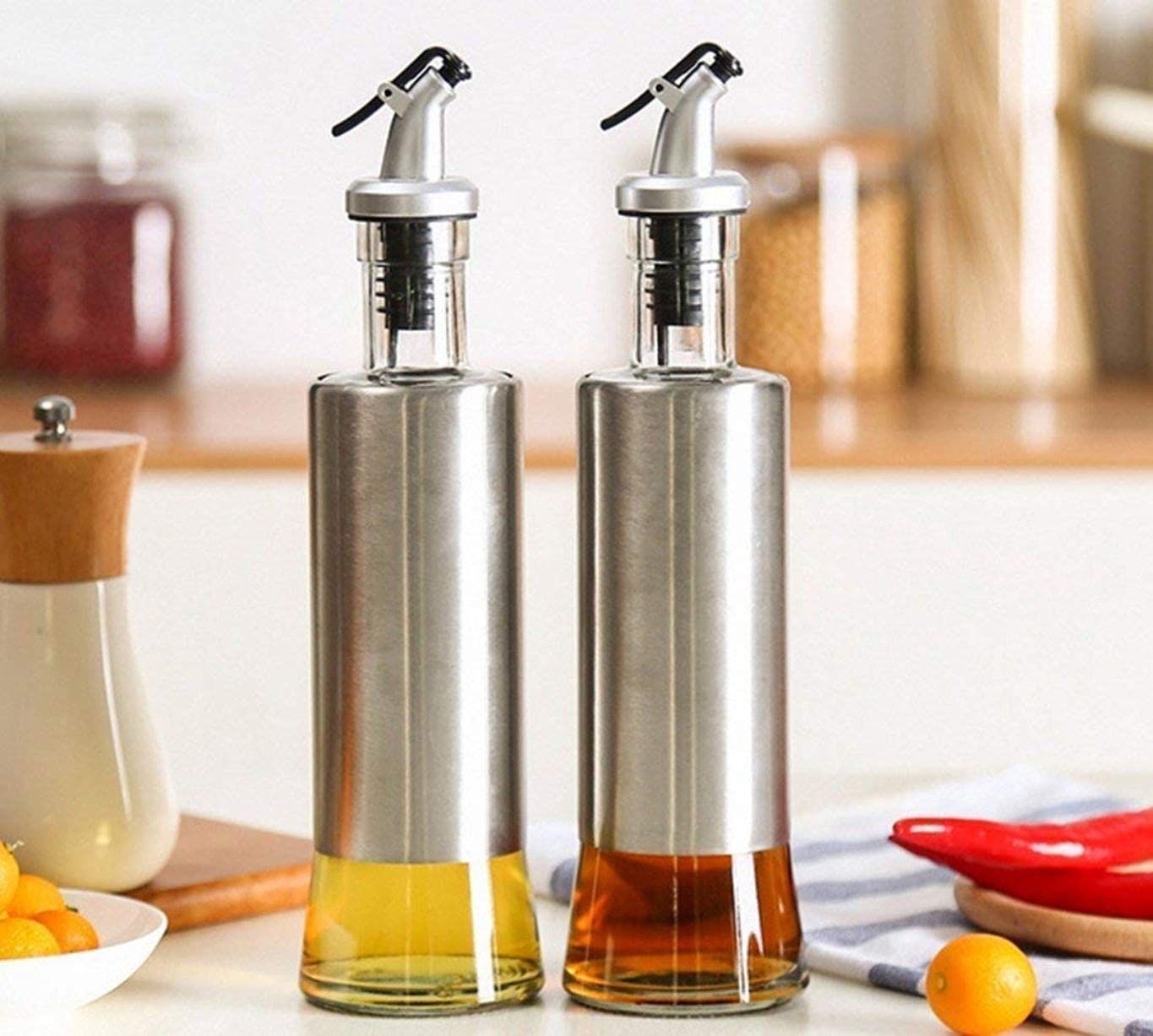 PourEaze™ Glass Oil Dispenser